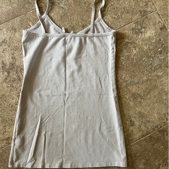 BKE Core tan cami, Extra long, women's size L - Picture 2 of 4